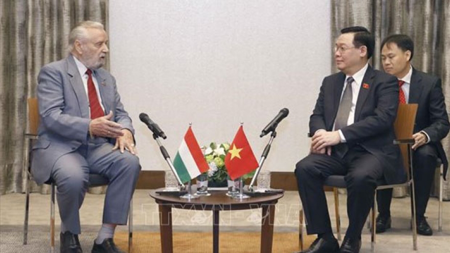 NA Chairman receives Hungary-Vietnam Friendship Association's leaders